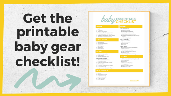 Printable Baby on a Budget Checklist