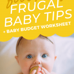 Stressed about finances with a new baby on the way? These frugal baby tips will help you survive the first year, and create a realistic budget for life with baby. Learn to focus on what's really important, and use our baby on a budget checklist and baby budget worksheet to get organized, fast!